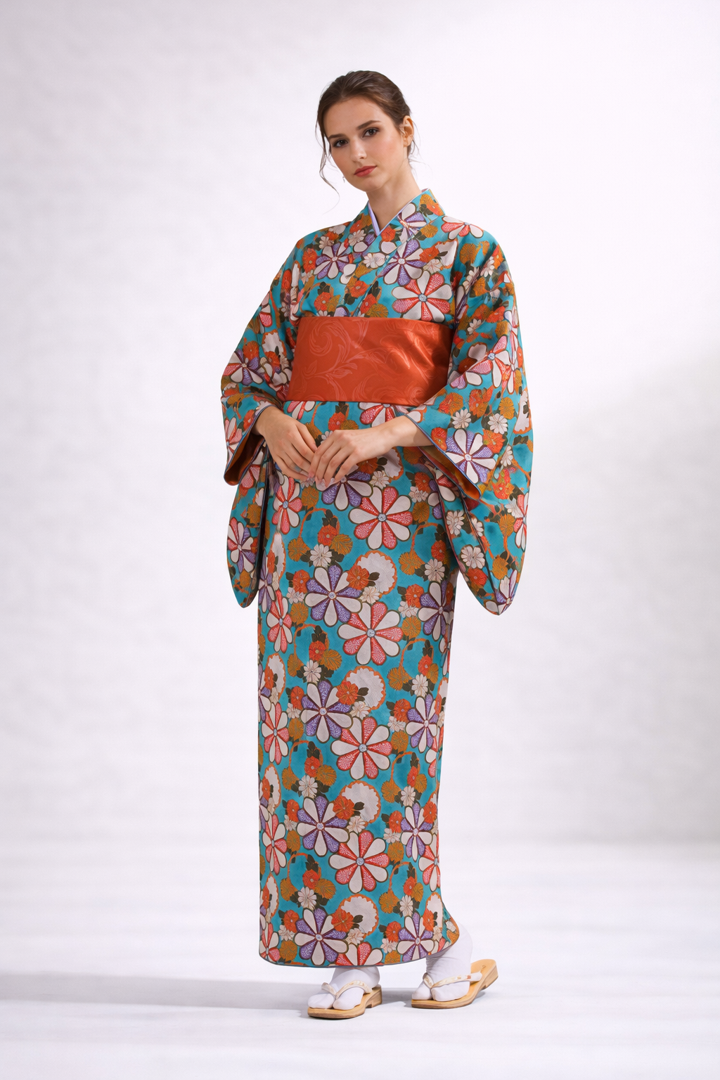 Kanoko Kikka sougara (Deer-Spot Chrysanthemum Pattern)